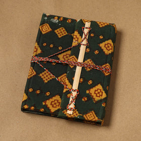 Fabric cover handmade paper notebook with thread lock 68