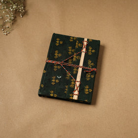 Fabric cover handmade paper notebook with thread lock 69