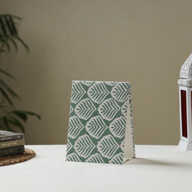 Green - fabric embellished handmade photo frame (8 x 6 in)