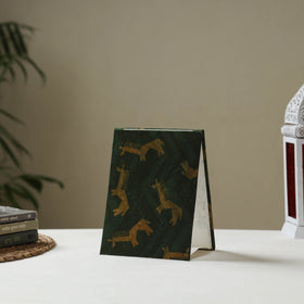 Green - fabric embellished handmade photo frame (8 x 6 in)