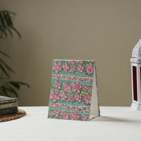 Green - fabric embellished handmade photo frame (8 x 6 in)