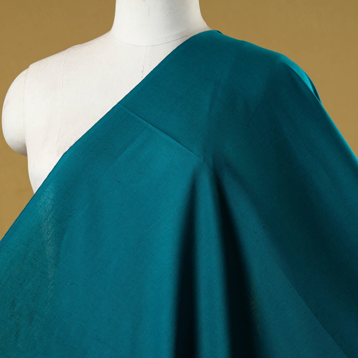 Green - flex cotton prewashed plain fabric 05 - handcrafted