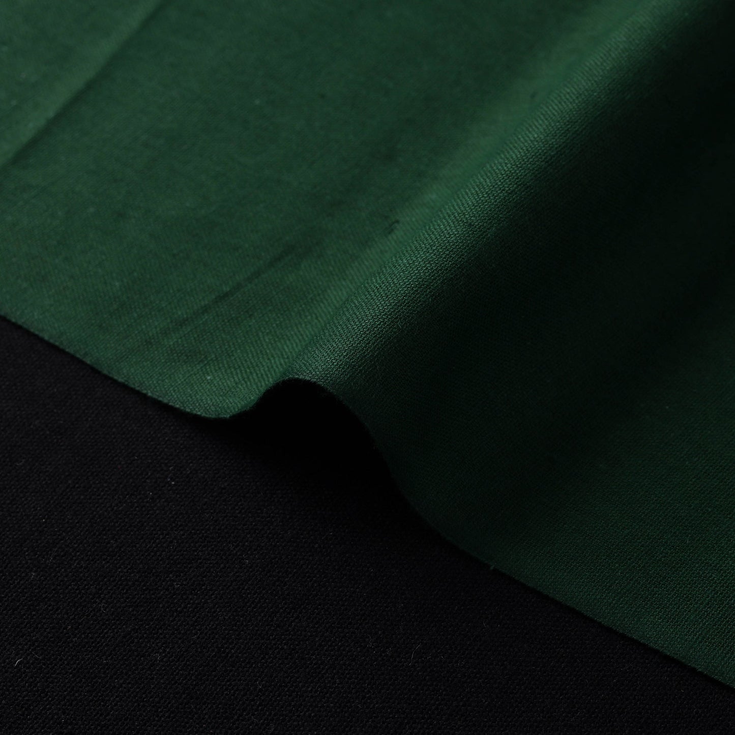 Green - flex cotton prewashed plain fabric 15 - handcrafted
