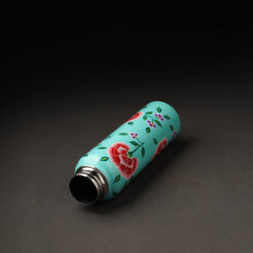  Floral Handpainted Enamelware Stainless Steel Water Bottle 