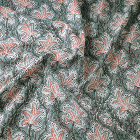  Sanganeri Block Print Fabric - Floral Rajasthani