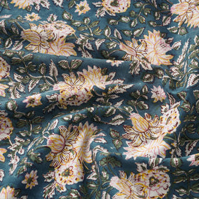 Buy Sanganeri Block Print Fabric - Floral Rajasthani