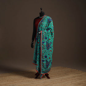 Georgette hand embroidered phulkari dupatta 29 - handcrafted
