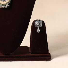 Green German Silver Jute Necklace Set