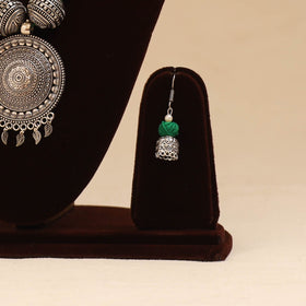 German silver thread beads necklace set 26 - handcrafted