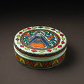  Godna Madhubani Handpainted Stainless Steel Casserole