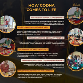 Green - godna madhubani handpainted stainless steel