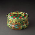  Godna Madhubani Handpainted Stainless Steel Casserole 