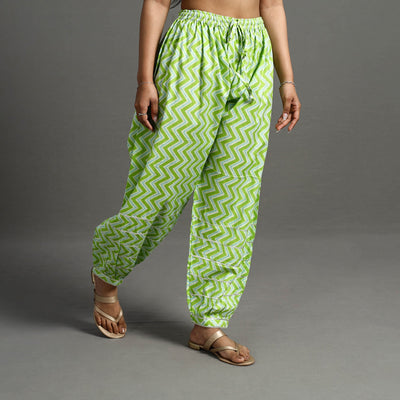 Buy Green Gota Work Cotton Jaipur Afghani Salwar