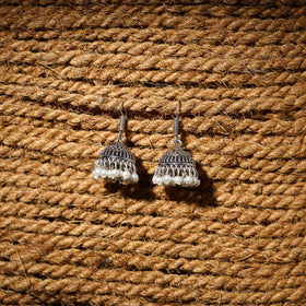 Shifa Handcrafted GS Beaded Jhumki Earrings