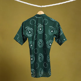 Buy Half Sleeve Tie & Dye Cotton Men Shibori Shirt 