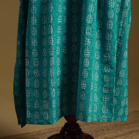 Hand akola long kaftan with tie-up waist 01 - handcrafted