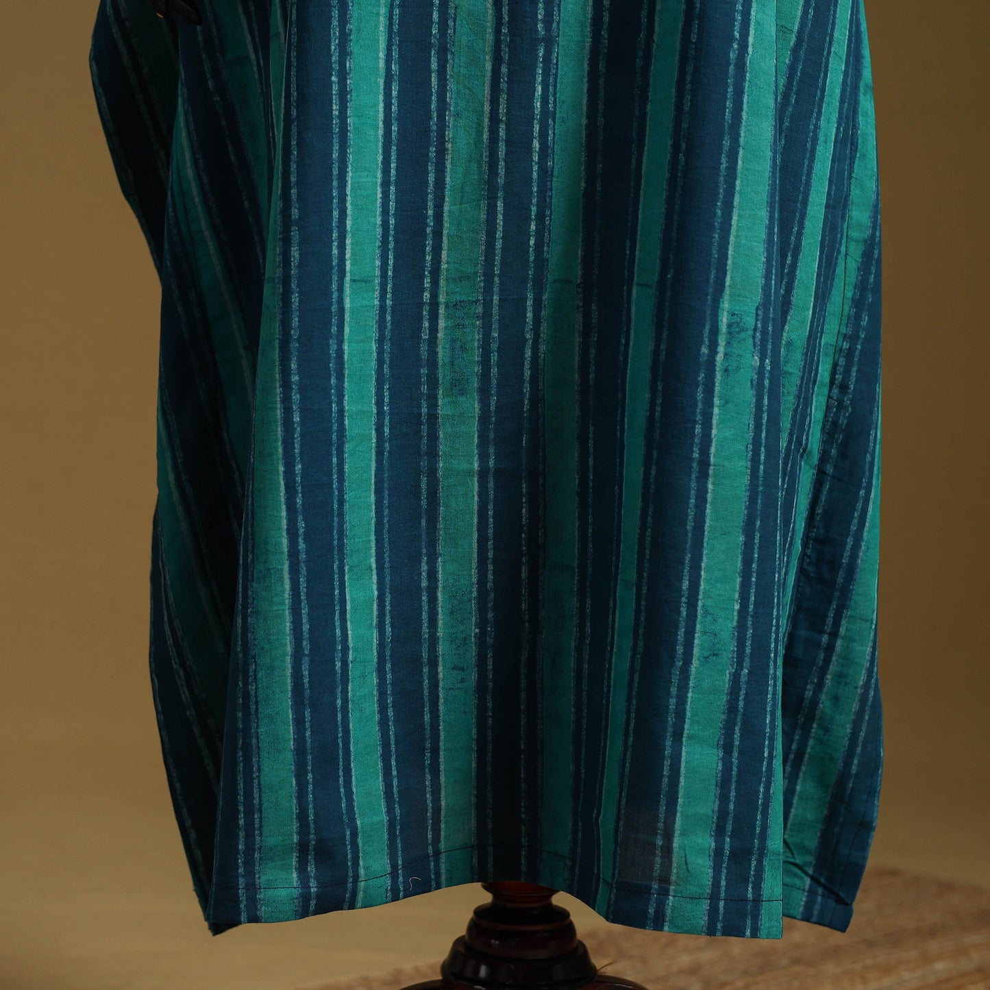Hand akola long kaftan with tie-up waist 16 - handcrafted