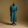 Hand akola long kaftan with tie-up waist 16 - handcrafted