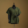 Hand akola short kaftan with tie-up waist 40 - handcrafted