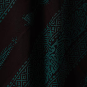 Hand bagh natural dyed cotton fabric 09 - handcrafted