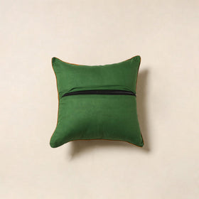 Green - hand batik cotton cushion cover 113 - handcrafted