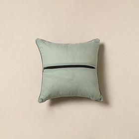 Green - hand batik cotton cushion cover 12 - handcrafted