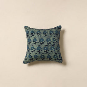 Green - hand batik cotton cushion cover 12 - handcrafted