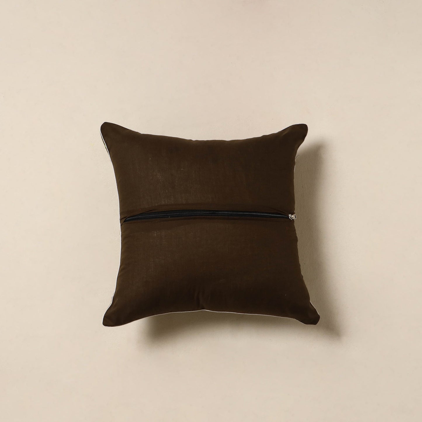 Green - hand batik cotton cushion cover 15 - handcrafted