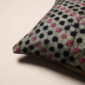 Green - hand batik cotton cushion cover 19 - handcrafted