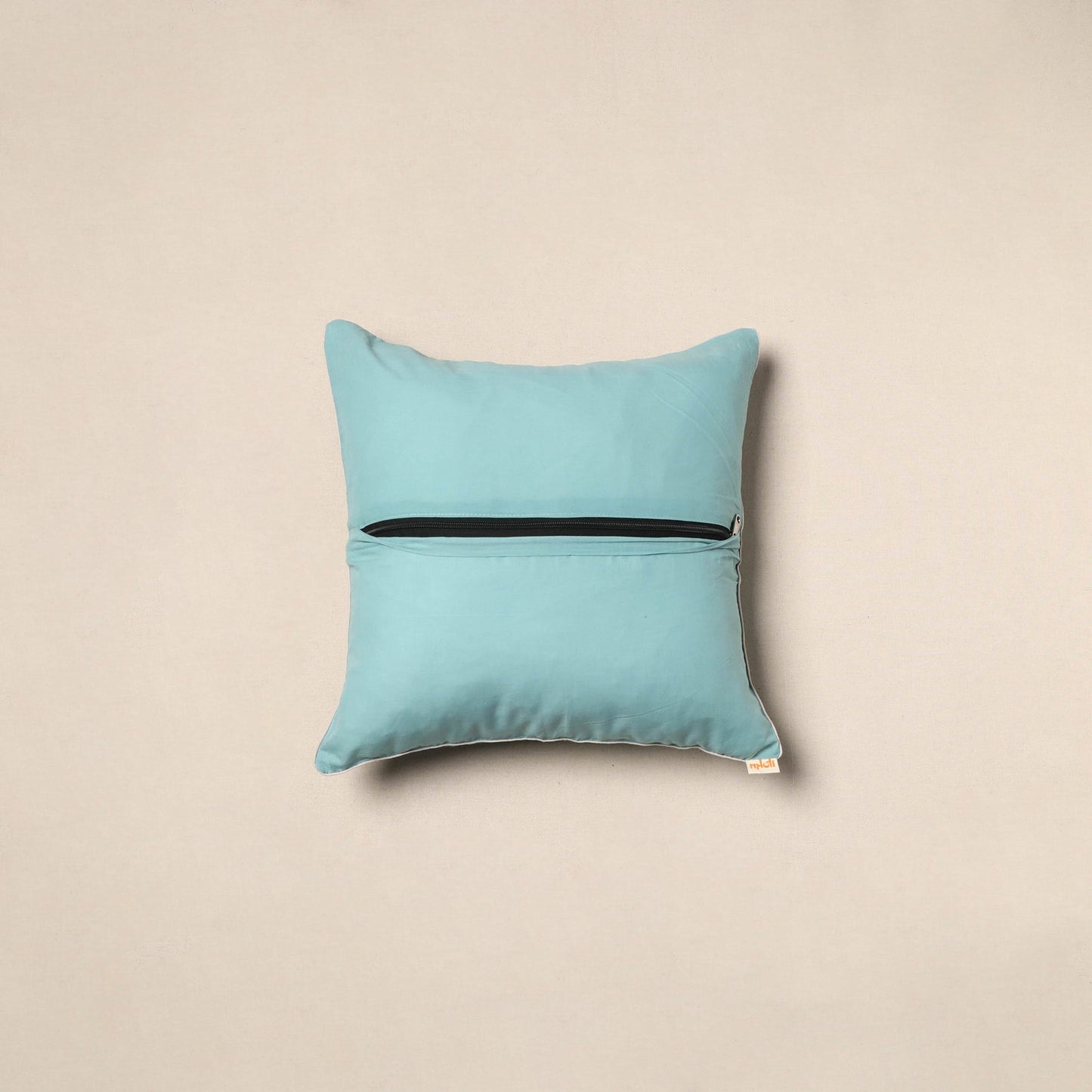 Green - hand batik cotton cushion cover 20 - handcrafted