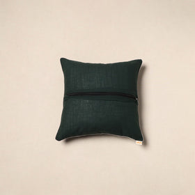 Green - hand batik cotton cushion cover 27 - handcrafted