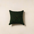 Green - hand batik cotton cushion cover 68 - handcrafted
