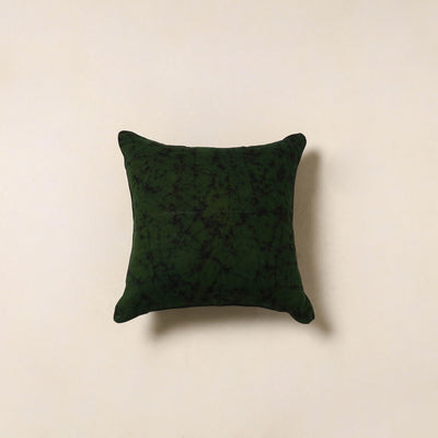 Green - hand batik cotton cushion cover 68 - handcrafted