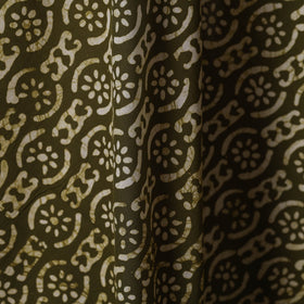 Green - hand batik cotton fabric 05 - handcrafted