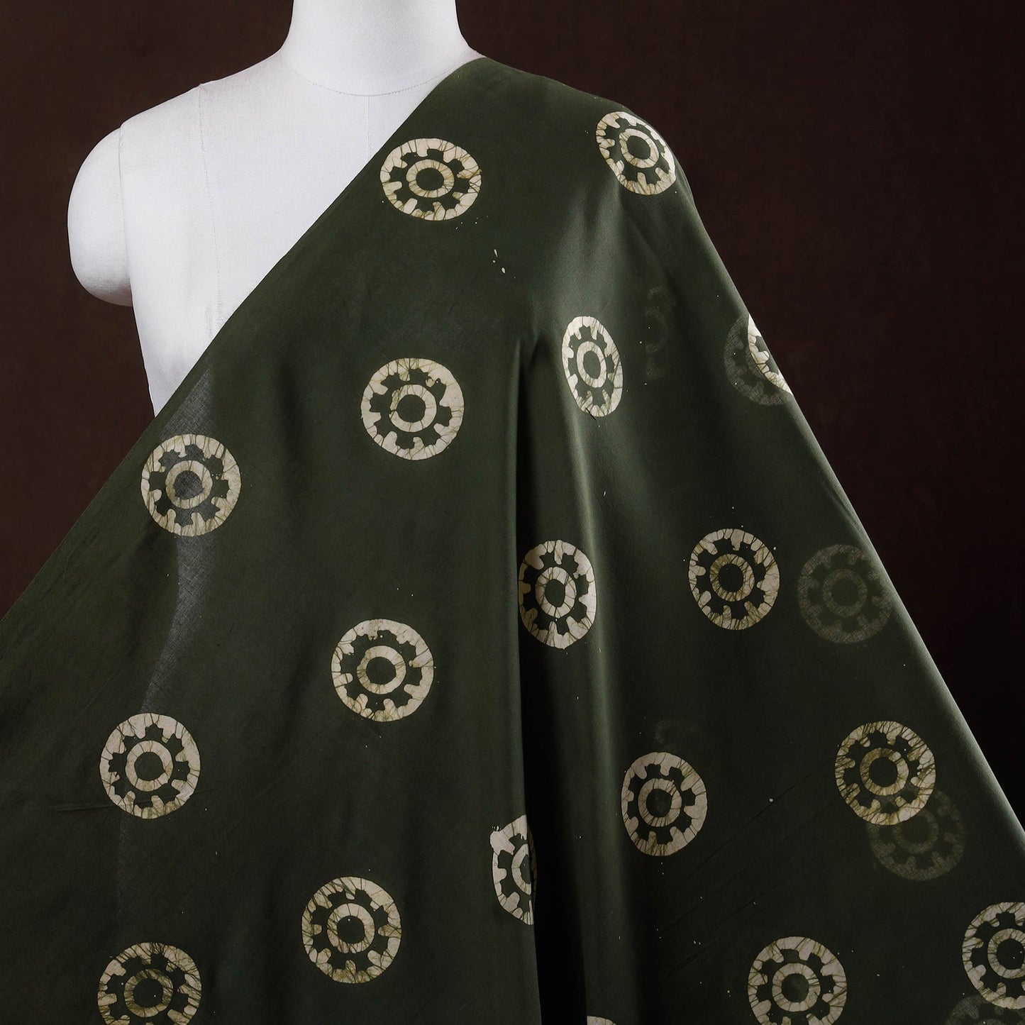 Hand batik cotton fabric 19 - handcrafted