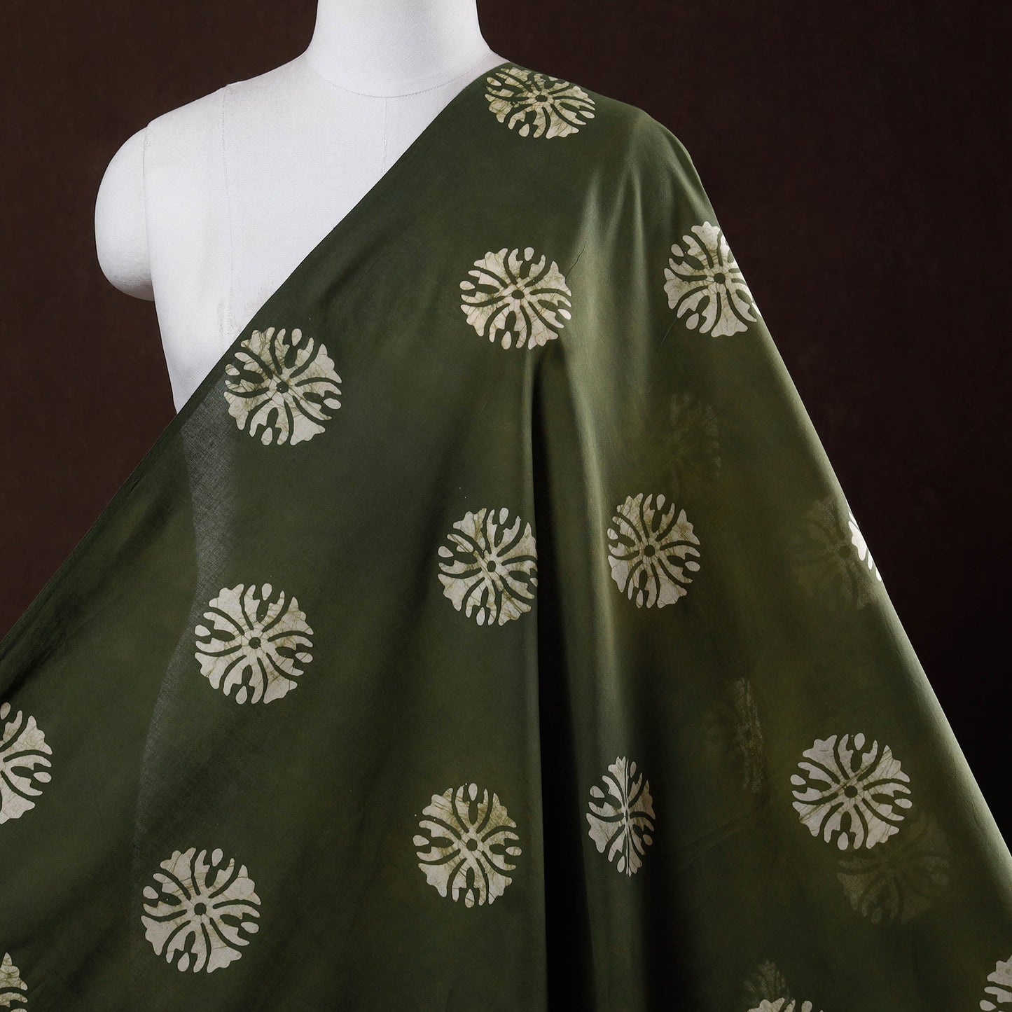 Hand batik cotton fabric 24 - handcrafted