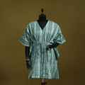 Hand batik cotton medium kaftan 42 - handcrafted