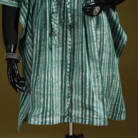 Hand batik cotton medium kaftan 42 - handcrafted