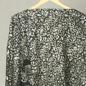 Green - Hand Batik Print Cotton Wrap Around Skirt 14