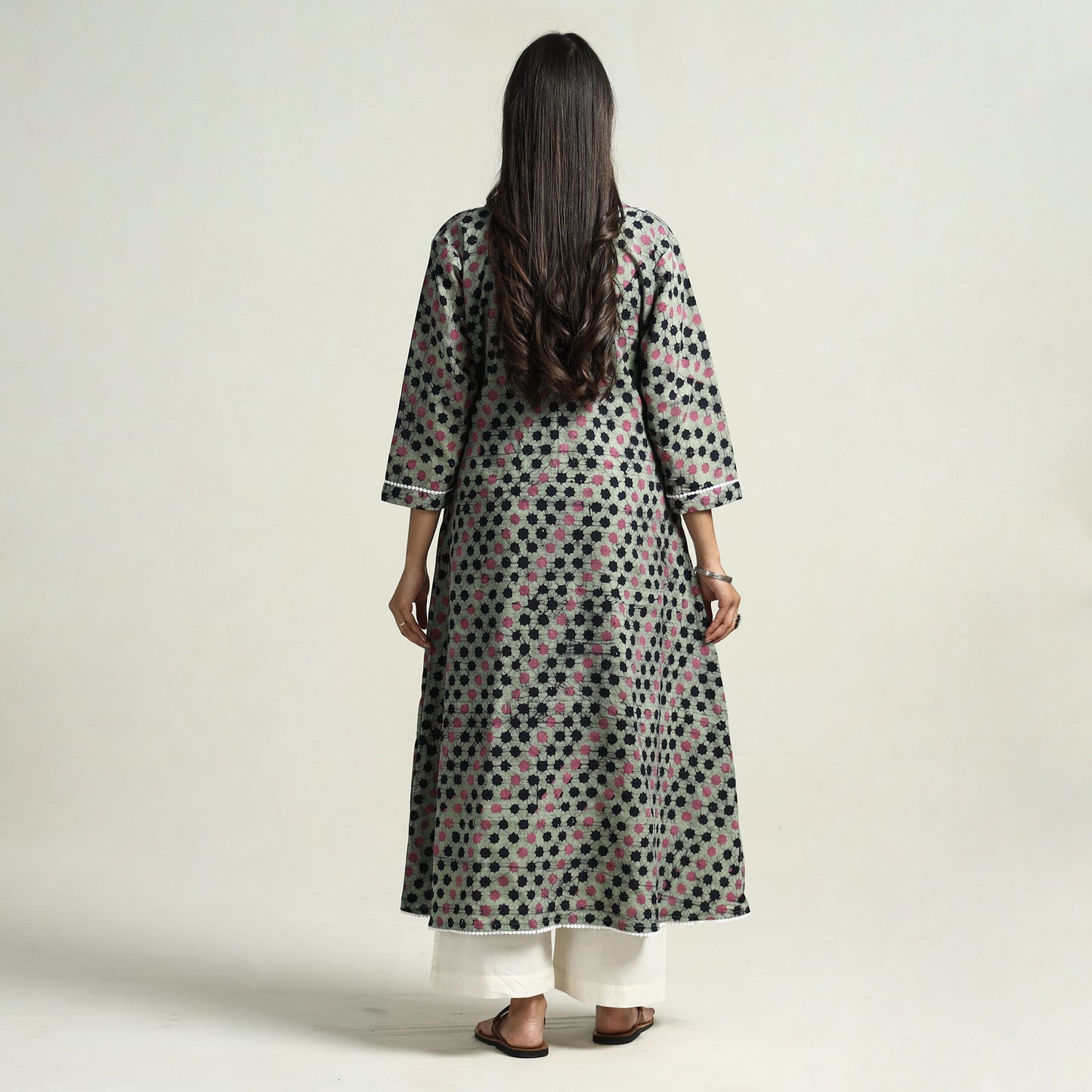 batik printed kurta
