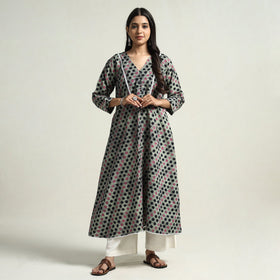 batik printed kurta