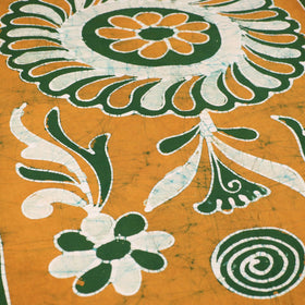  Hand Batik Printed Cotton Single Bed Cover (96 x 59 in) 04 