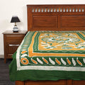  Hand Batik Printed Cotton Single Bed Cover (96 x 59 in) 04 