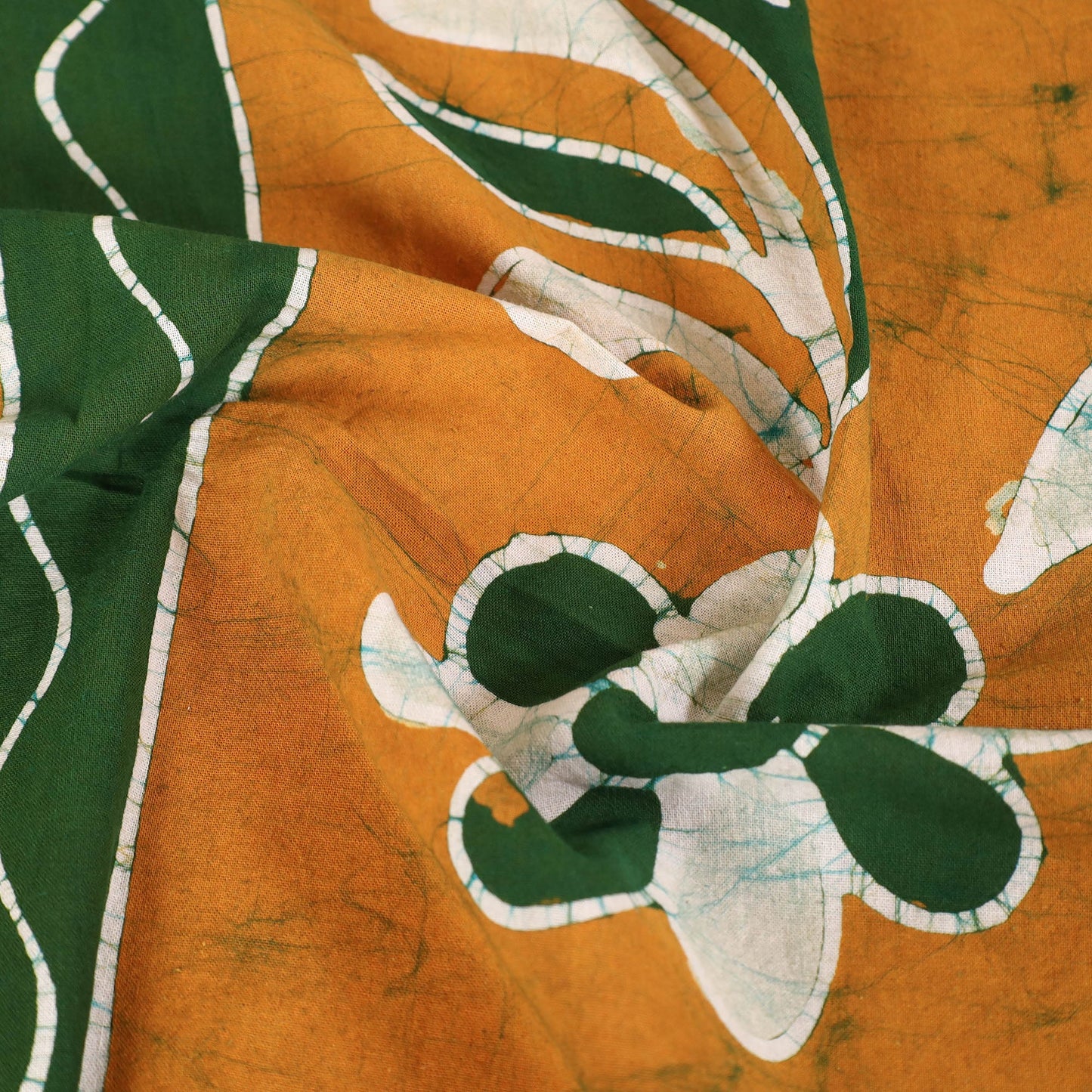  Hand Batik Printed Cotton Single Bed Cover (96 x 59 in) 04 