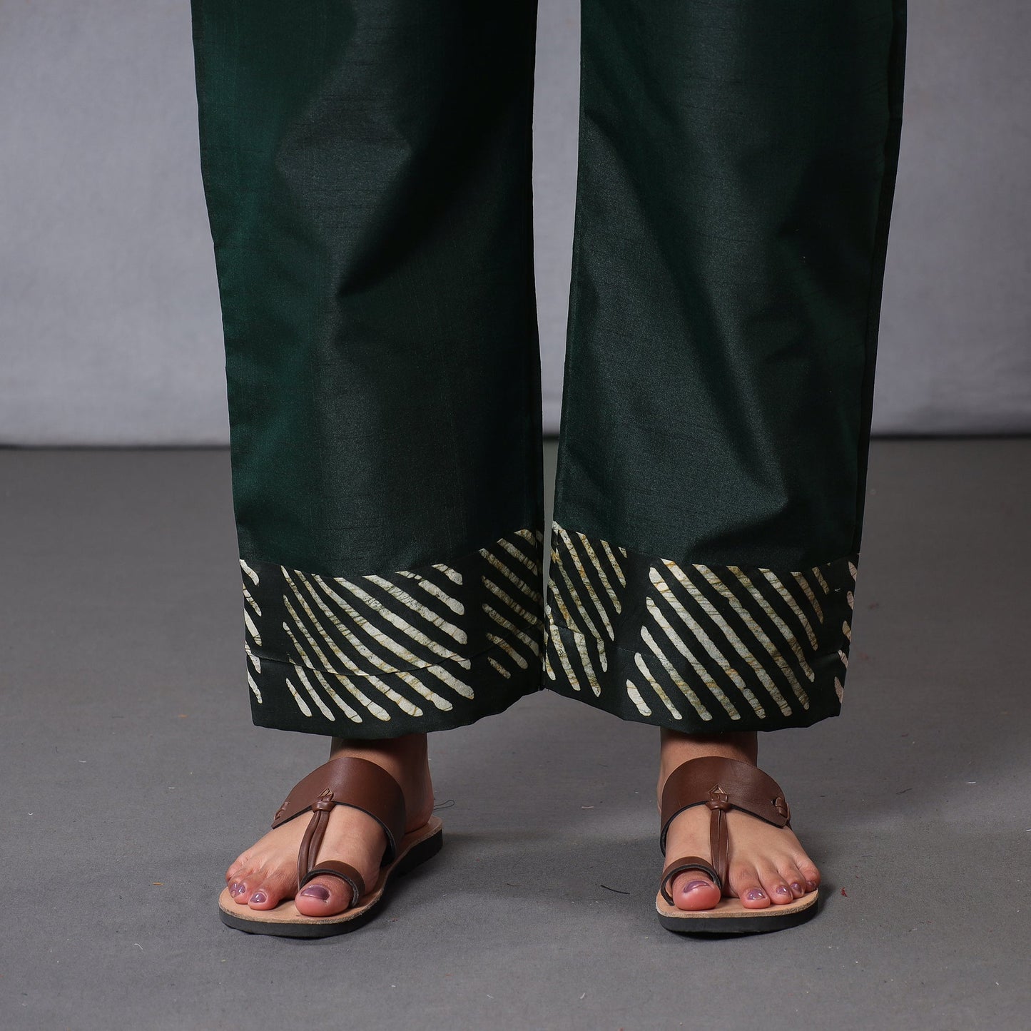 Batik Kurta with Palazzo & Dupatta Set