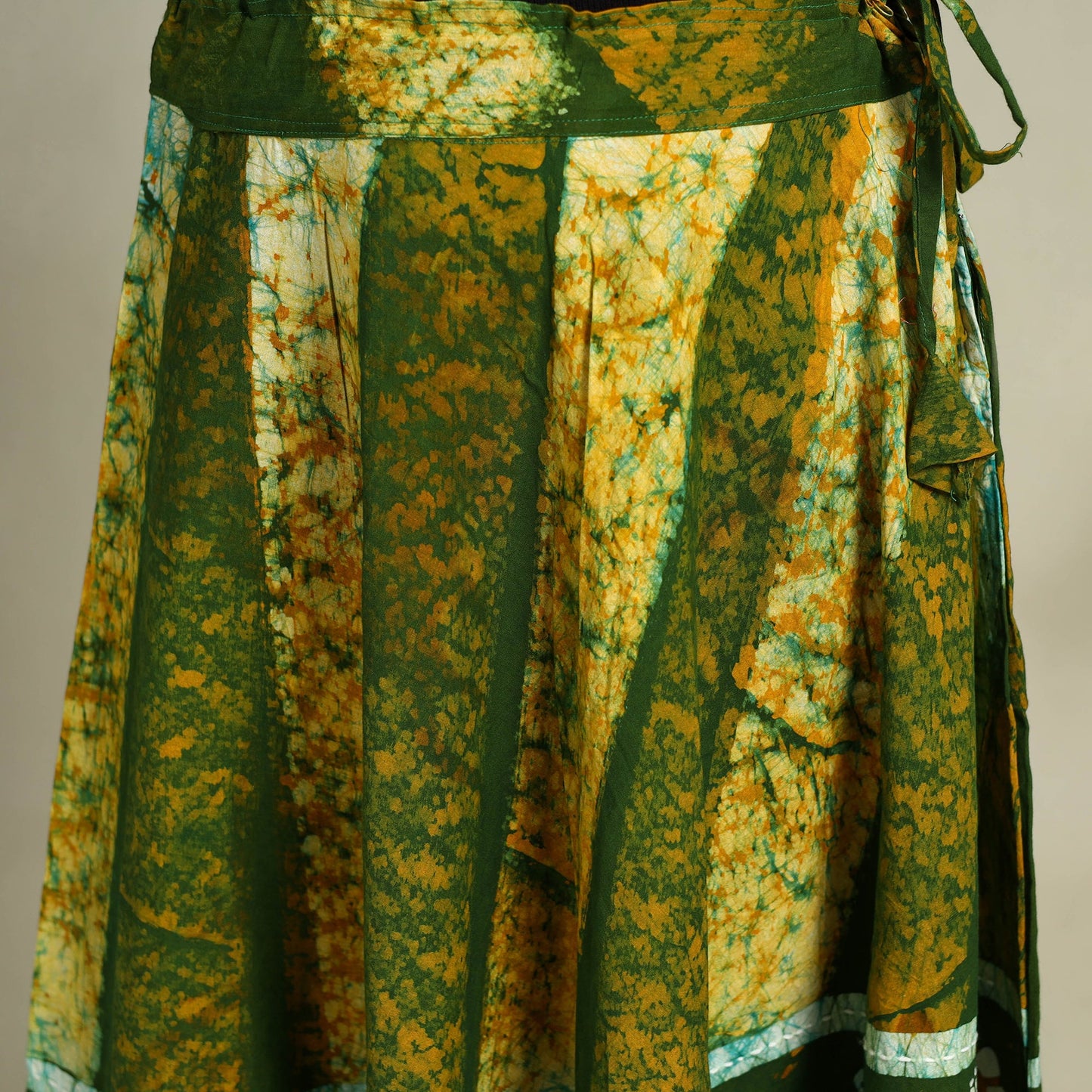 Buy Hand Batik Print Running Stitch Cotton Long Skirt