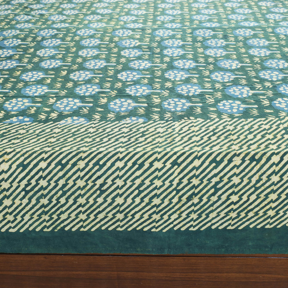  Block Art Print Cotton Double Bindaas Bed Sheet