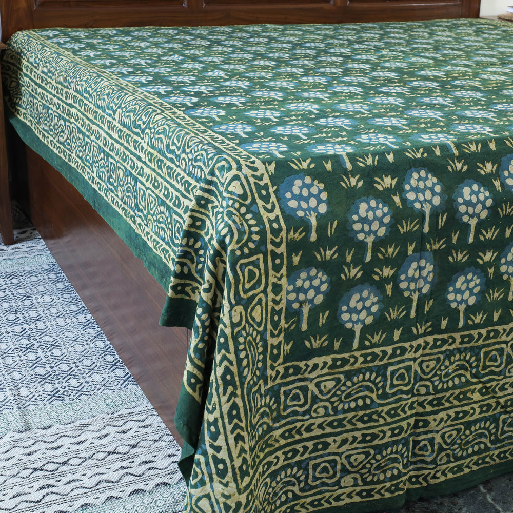  BBlock Art Print Cotton Double Bindaas Bed Sheet