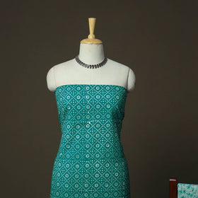 Hand batik cotton 3pc unstitched dress material 16