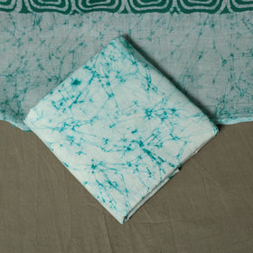 Hand batik cotton 3pc unstitched dress material 16